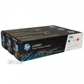 �������� HP CLJ CP1025/M175 (CE311A,CE312A,CE313A) 126A CYM Tri-Pack (CF341A) �� �������� ������