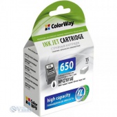 �������� ColorWay HP �650 black (CZ101AE) ink level (CW-H650XLB-I) �� �������� ������