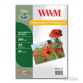 ���������� WWM ���������� - ������� 260�/� �� , A4 , 25� (SM260.25) �� �������� ������